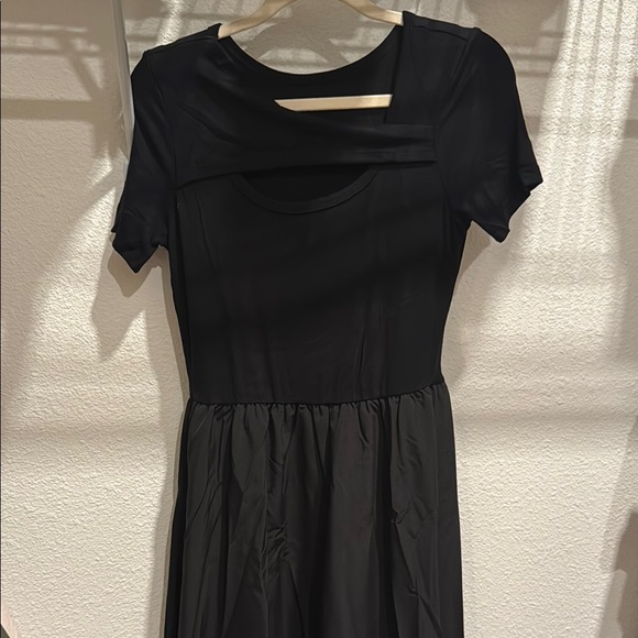 Black Women's Dress, very comfortable casual summer dress - Picture 6 of 6